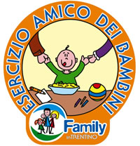 logo ristorane famiglie esrcizio amico bambini